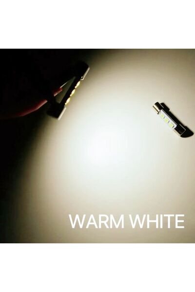 Choice5 29mm Warm White 10PCS AC 8V LED Fuse Lamp Replace Incandescent Bulb 8...