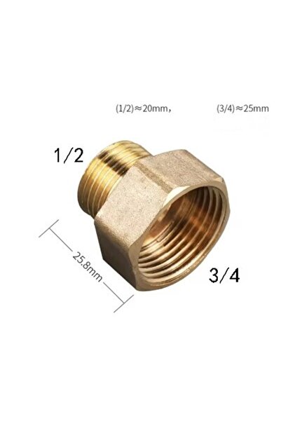 Choice10 M4 To F6 1/8" 1/4" 3/8" 1/2" Male to Female Thread Brass Pipe Connec...