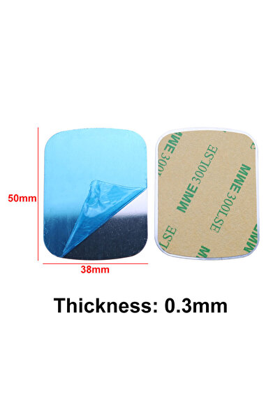 Choice 50x38x0.3mm JCD 10pcs Silver Magnetic Metal Plate For Magnetic Car Pho...