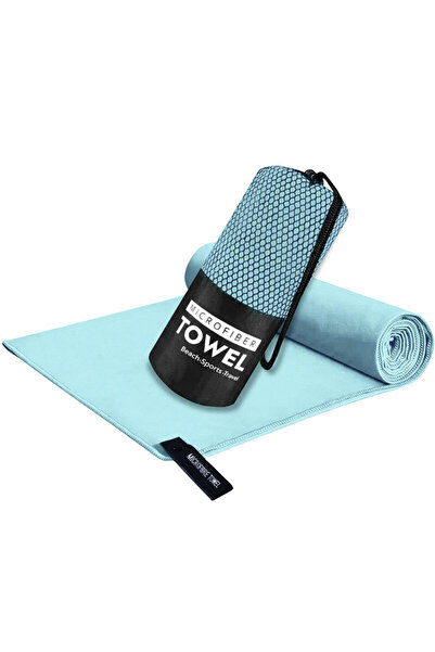 Choice33 76 x152cm SKY BLUE Sandproof Microfiber Fast-Drying Towel Lightweigh...