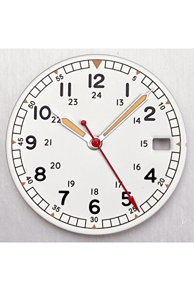 choice2 white set-3H date NH35A Watch Dial Pliot Watch Face for NH35 NH36 Aut...