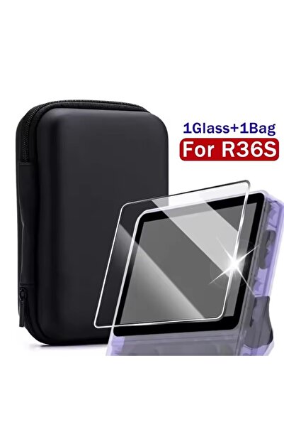 Choice3 2 IN 1-B Case with Screen Protector for R36S R35S Game Console Portab...
