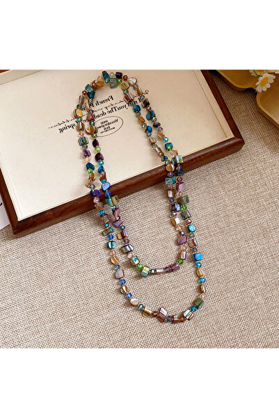 Choice Style12 Bohemian Colorful Irregular Shell Beaded Necklaces for Women R...