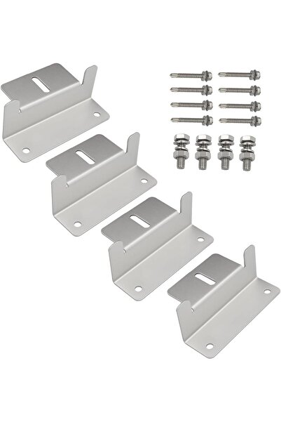 Choice 4Pcs White 4Pcs/set Solar Panel Bracket Supporting for RV, Roof, Boat,...