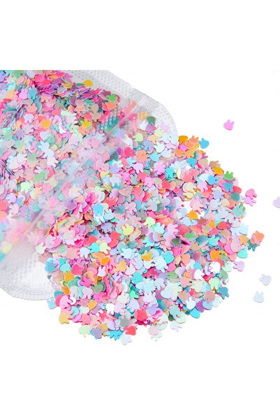 Choice4 Rabbit 20G Glitter Heart Star Letter Shell Glitter Sequins for Epoxy ...