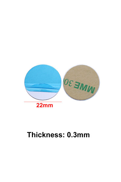 Choice 22x0.3mm JCD 10pcs Silver Magnetic Metal Plate For Magnetic Car Phone ...