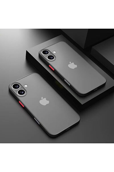 Choice iPhone 16 Plus Black Luxury Armor Bumper Shockproof Case For iPhone 17...