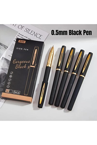Choice 5PCS 0.5mm 5pcs Large Capacity Gold Metal Pen Clips, 0.5mm/0.7mm/1.0mm...