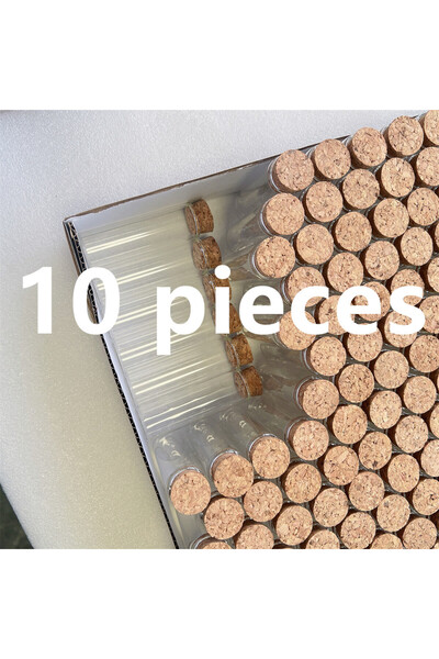 Choice 10 pieces 10/24/40 PCS Glass Message in a Glass Bottle Cork 25x80mm Wi...