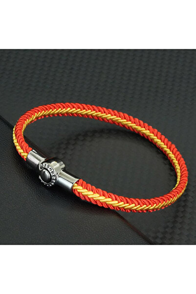 Choice5 L 22.5cm 8.5Inch yellow red New Handmade Ethnic Rope Bracelet Unisex ...