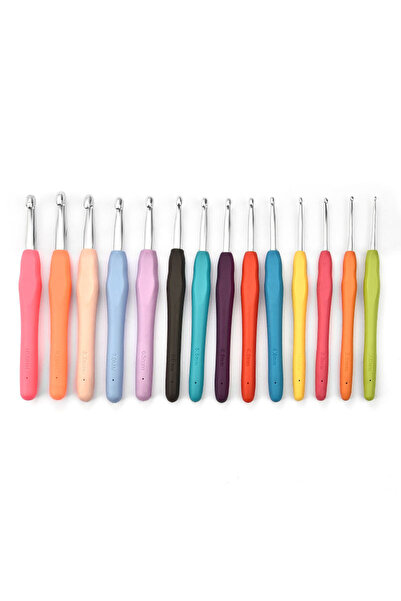 Choice10 2-10mm 2-10mm Handle Crochet Hooks Needles Grip Ergonomic Handle Kni...