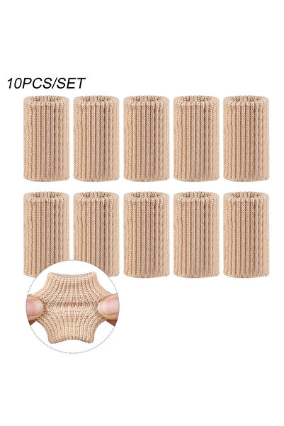 Choice beige-10Pcs 10Pcs Comfortable Finger Brace Splint Sleeve Thumb Support...