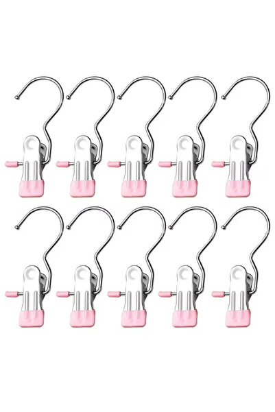 Choice10 30PCS Pink 10/20/30PCS Stainless Steel Clothespins Laundry Clothes P...