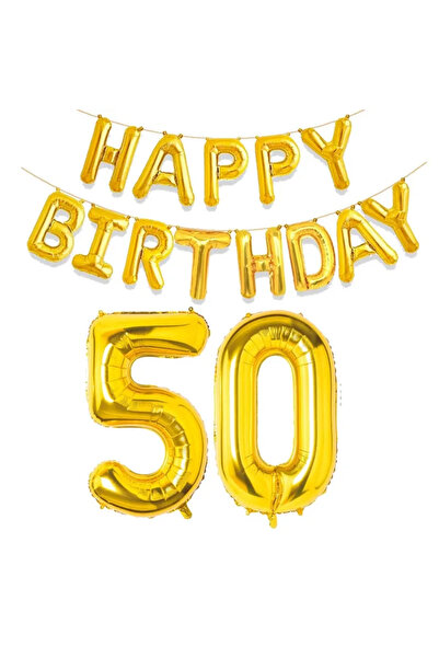 Choice Other As the picture BIRTHDAY 50 15 Pcs Gold Happy Birthday With Numbe...