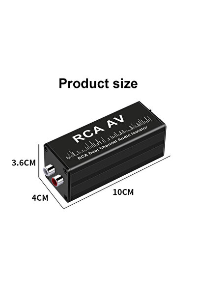 Choice1 Aluminum alloy box Audios Looping Isolat RCA Audio Isolator Car Audio...