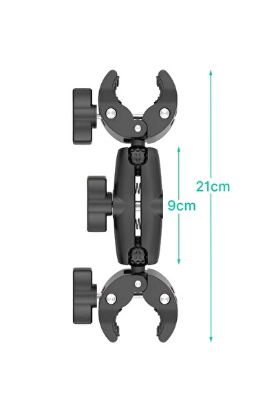 Choice1 Medium Camera Double Clip Crab Clamp For GoPro Motorcycle Bicycle Han...