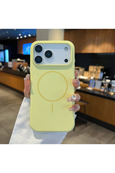 Choice35 iPhone17 Pro Max Yellow For Magsafe Magnetic Wireless Charging Solid...