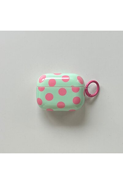 Choice for AirPods Pro 3 green Fashion Simple Big Pink Blue Dots Polka Point ...