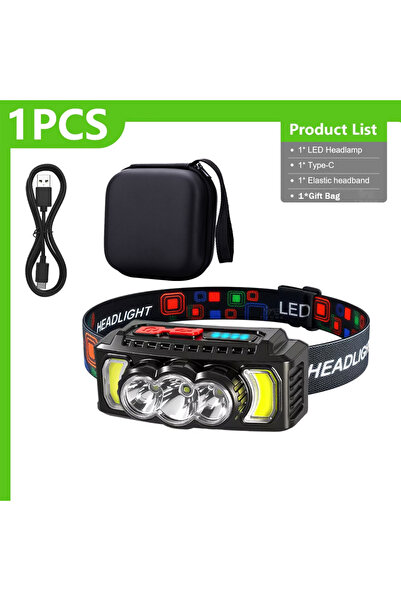 Choice1 1PC with gift bag 35000LM Headlamp Super Powerful Flashlights EDC LED...