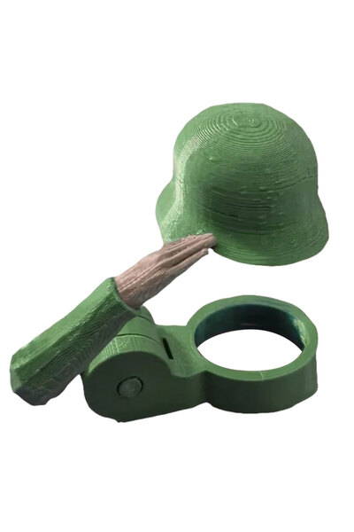 Choice Green 1-3pc Soldier Salute Beer Bottle Helmet Dustproof Beer Helmet To...