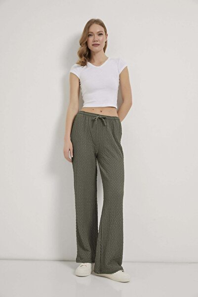 Arma Life Armalife 26785 women's trousers with waist tie detail Textured