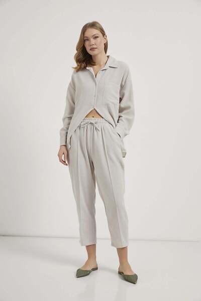 Arma Life Armalife 6770 Linen look shirt pants women's set