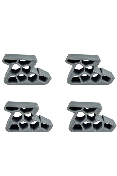 choice2 Grey 4pcs 1/2/4pcs Heavy Duty Non Slip Window/Balcony Door Stop with ...