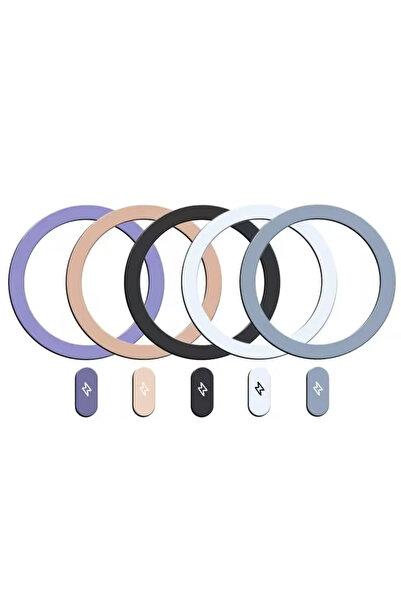 Choice 5 Mixed A 5-1Pcs Metal Plate Sticker Rings for Iphone15 16 13 Magnetic...