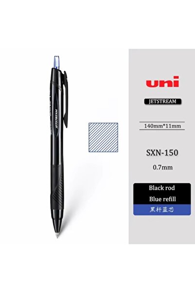 Choice 0.7mm 1pcs Japan UNI Ballpoint Pen JETSTREAM Quick Drying SXN-150 Medi...