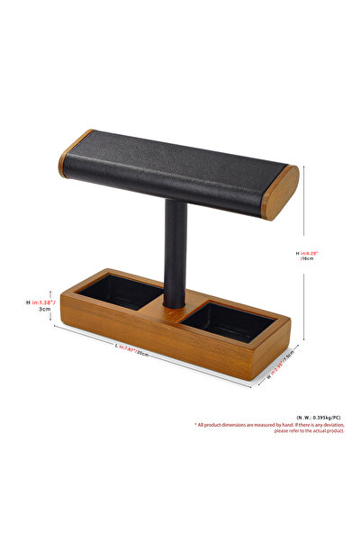 Choice Black Holder A Oirlv Wooden Jewelry Organizer Watch Display Stand Neck...