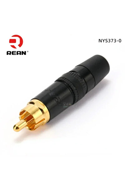 Choice3 NYS373-0 Black 1Pcs/Lot REAN RCA Audio AV Video Plug Gold-plated Larg...