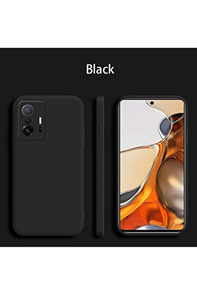 Choice Xiaomi 11T Black For 11T Pro Case Square Liquid Silicone Phone Case fo...