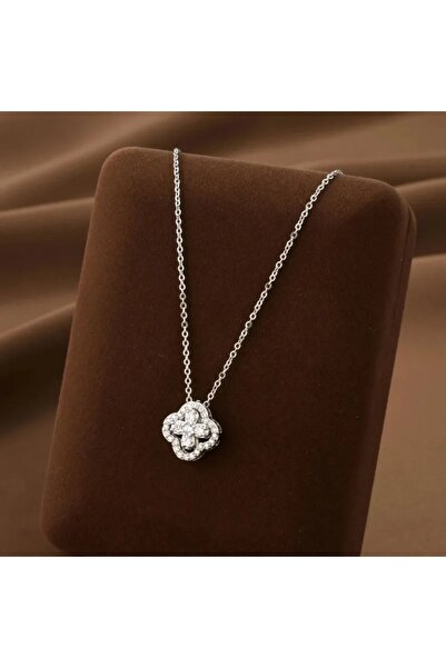 Choice 45cm P05090-2-01 Lucky Four Piece Flower Necklace With Four Pendants, ...