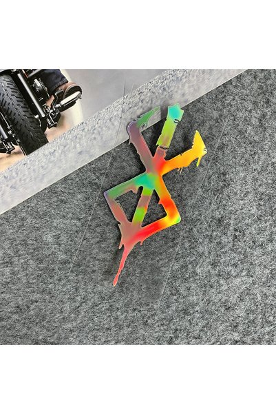 Choice Laser Berserker Motorcycle Sticker Waterproof Vinyl Decal for Motorbik...