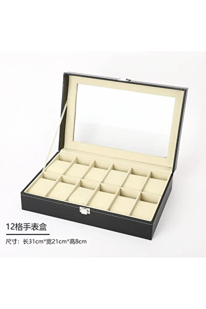 Choice7 0195 12 solts PU Leather watch box 2/3/4/5/6/8/10/12 Slots Watch Disp...