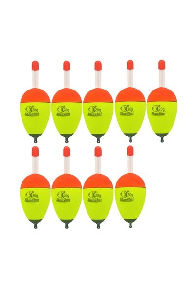 Choice 9pcs 20g 3/6/9pcs 10/20/30/40/50g EVA Luminous Fishing Night Float Lig...