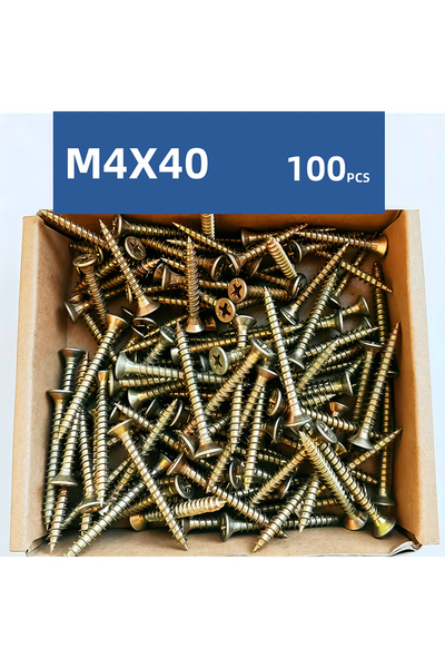 Choice3 M4X40 100pcs M4 Phillips 304 Stainless Steel Mushroom Head Self Tappi...