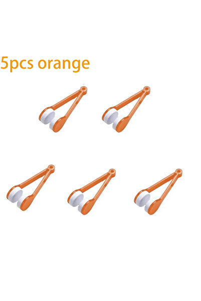 Choice4 Orange 5pcs New Creative Two-Side Glasses Brush Soft Microfiber Spect...