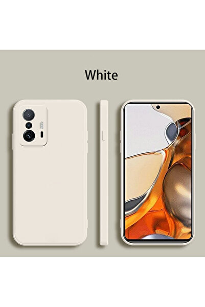 Choice Xiaomi 11T Pro White For 11T Pro Case Square Liquid Silicone Phone Cas...