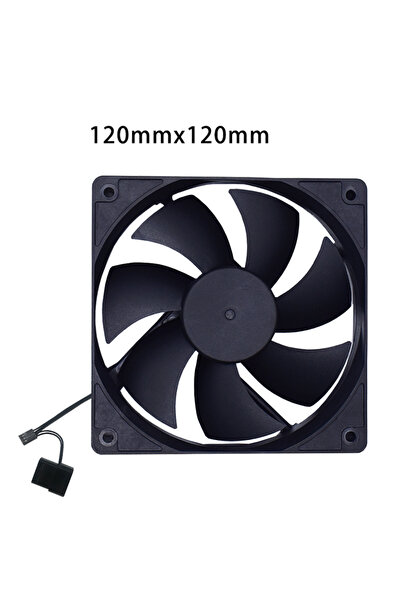 Choice مروحة كمبيوتر هادئة بدون RGB سوداء 120x120x25 مم 80 مم 90 مم 120 مم مر...