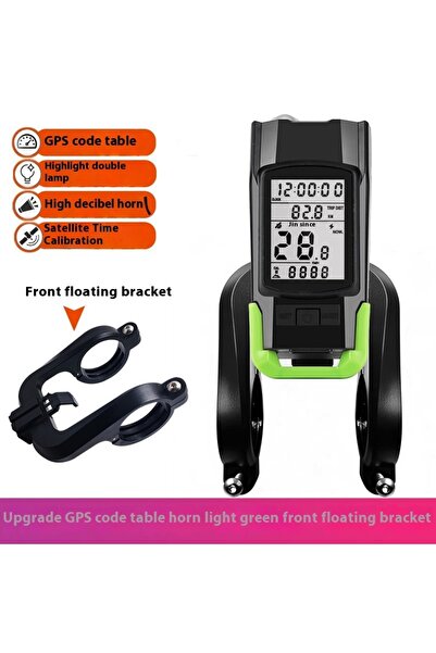 Choice Upgraded GN GPS Bike Headlight Speedometer Horn 3 in 1 Multifunctional...