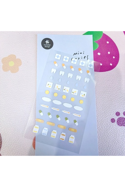 Choice12 118-Deco.11 Korean Import Suatelier Mini Happy Daily Life Food Anima...