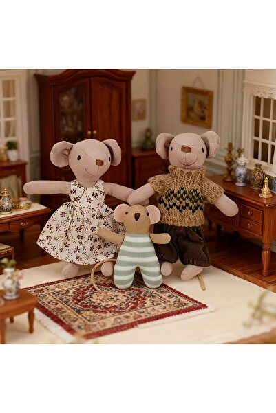Choice 3pc Combination B 2/3 Pcs, 15/9.5 Cm Tall Interchangeable Mouse Dolls ...