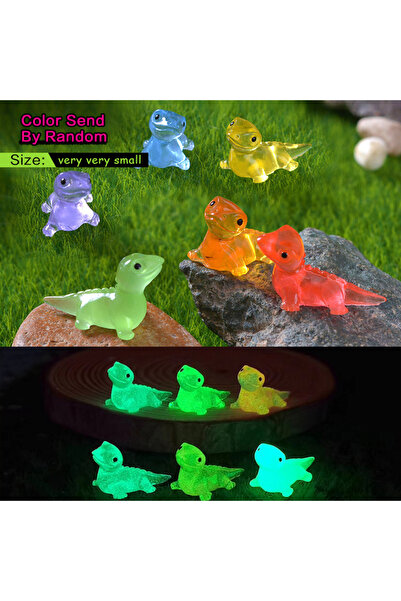 Choice 20pcs Glow Lizard 20pc Glow Little Lizard Luminous Resin Figurine Anim...