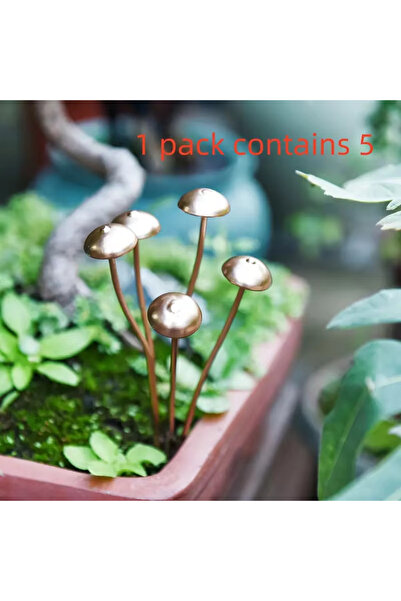 Choice Kj005Z Creative Mini Metal Cute Mushroom Decoration Outdoor Garden Cou...