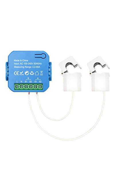 Choice1 2 Channels - 2CT Smart ZigBee Energy Meter Bidirectional 1, 2 Channel...