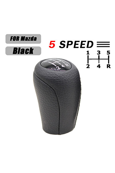 Choice3 Flat skin 5 speed Factory Hot Selling Leather 5 6 Speed Gear Shift Kn...
