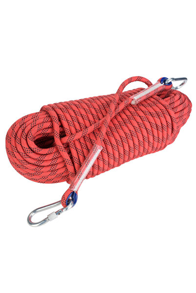 Choice Red 30m Outdoor Rk Climbing Escape Rope 12mm Diameter Safety Survival ...