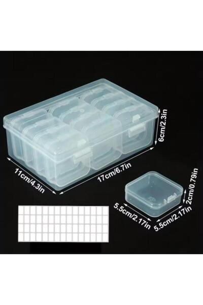 Choice 12G5.5H-TZ DIY Diamond Painting Embroidery Storage Box, Nail Jewelry R...