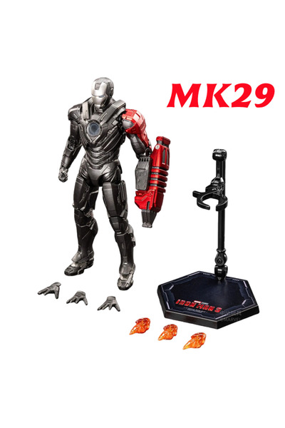 Choice23 مجسمات شخصيات MK29 ZD Toys: الرجل الحديدي MK15 MK16، آلة الحرب MK2، ...